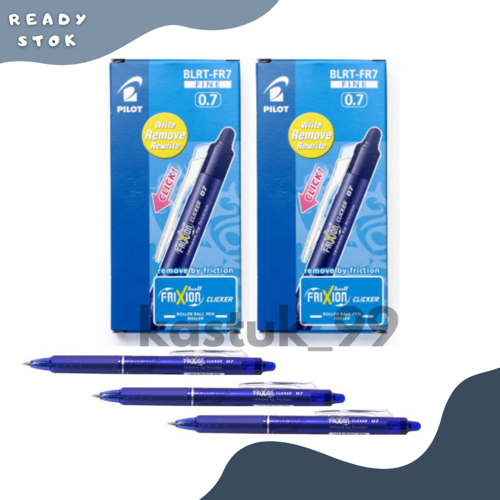 

BALLPEN PILOT BLRT-FR7 0.7 BLUE / ERASEABLE PEN PILOT (pack)