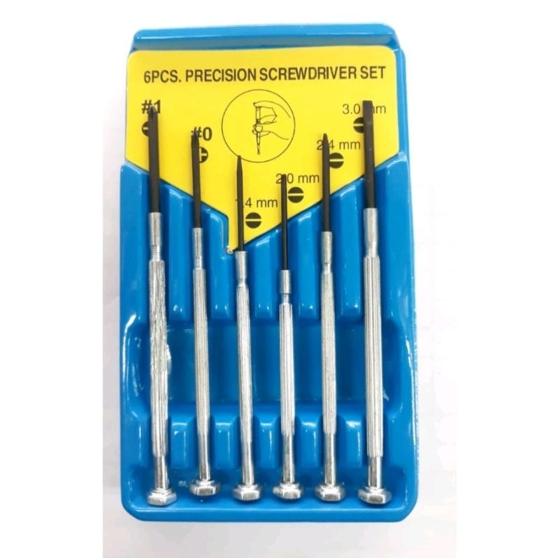 Obeng Jam Set Kecil 6 Pcs Obeng Jam Tangan