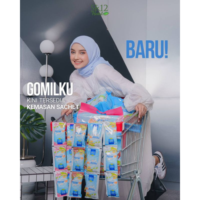 

Gomilku satu renceng isi 10 sachet susu kambing etawa