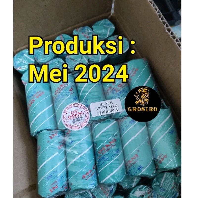 

otani 57x30 Kertas Struk Thermal 30 roll edc kasir spbu