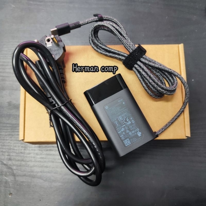 Original Adaptor/Charger Laptop Hp Spectre X360 13-AE 13-AP Gen 4 14-EA1027 65W Type C