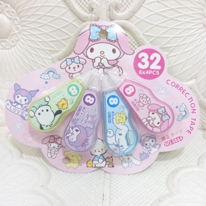 

CORRECTION TAPE KARAKTER LUCU ISI 4 PCS ( 8M )