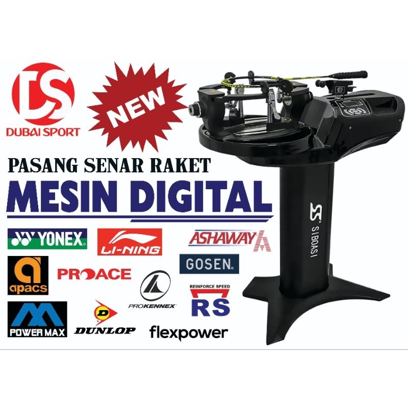 Jasa Pasang Senar Raket Mesin Digital