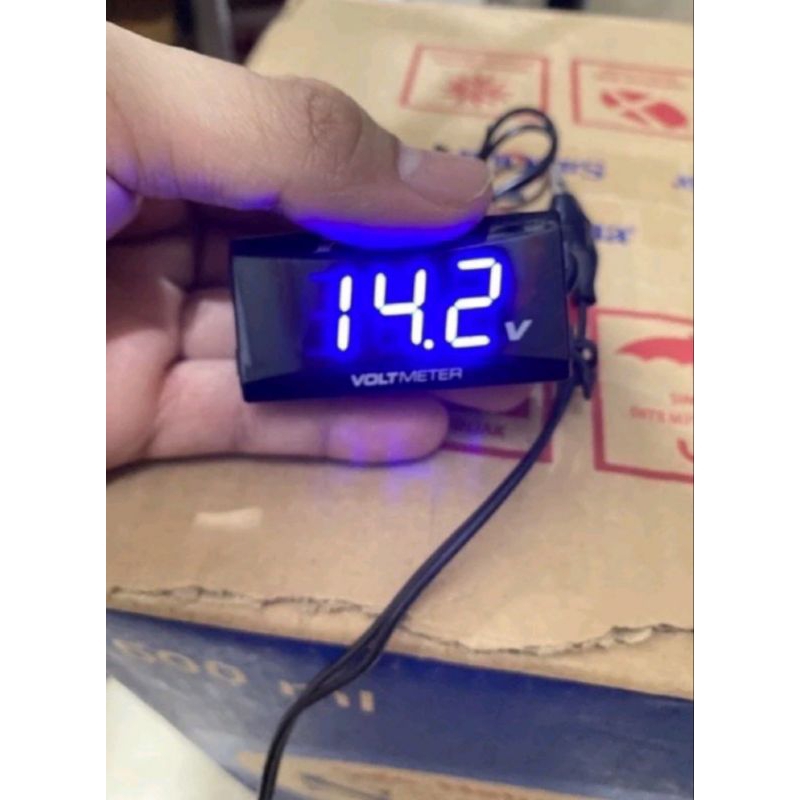 Voltmeter/Voltmeter Aki anti air/Pengukur Daya
Aki - Volt Meter Aki 12 Volt universal
