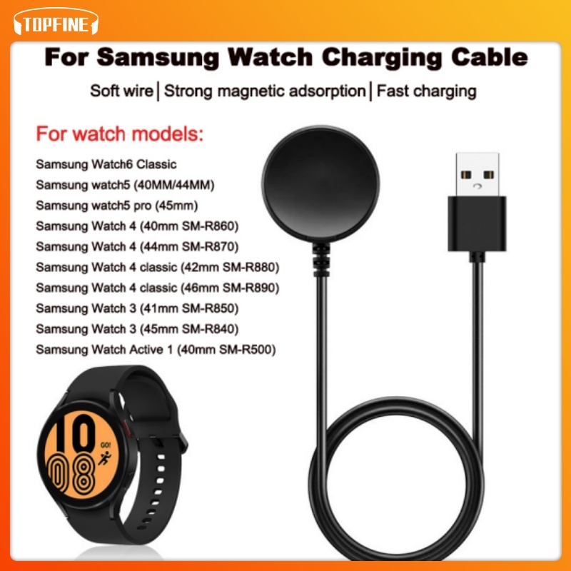 Charge Cable For Samsung Galaxy Watch6 / 5 / 4 Magnetic Watch Wireless Charger Active2/S4/S3 Fast Ch