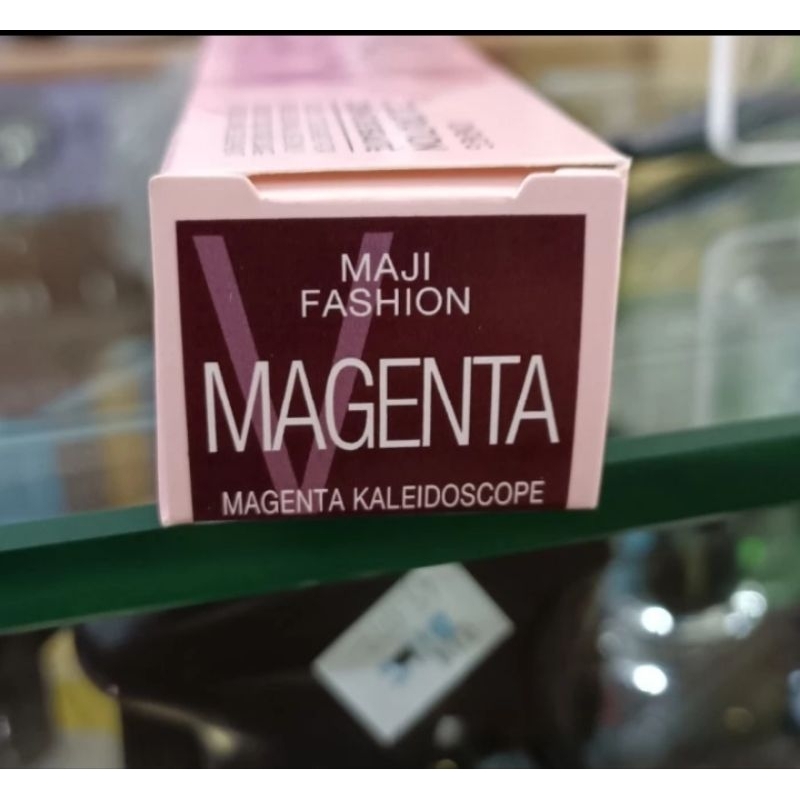 cat rambut loreal maji fashion Magenta red loreal Magenta