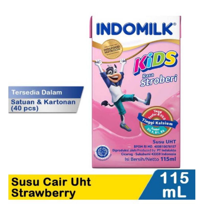 

Indomilk Susu Cair Uht Kids Less Sugar Cokelat 115mL