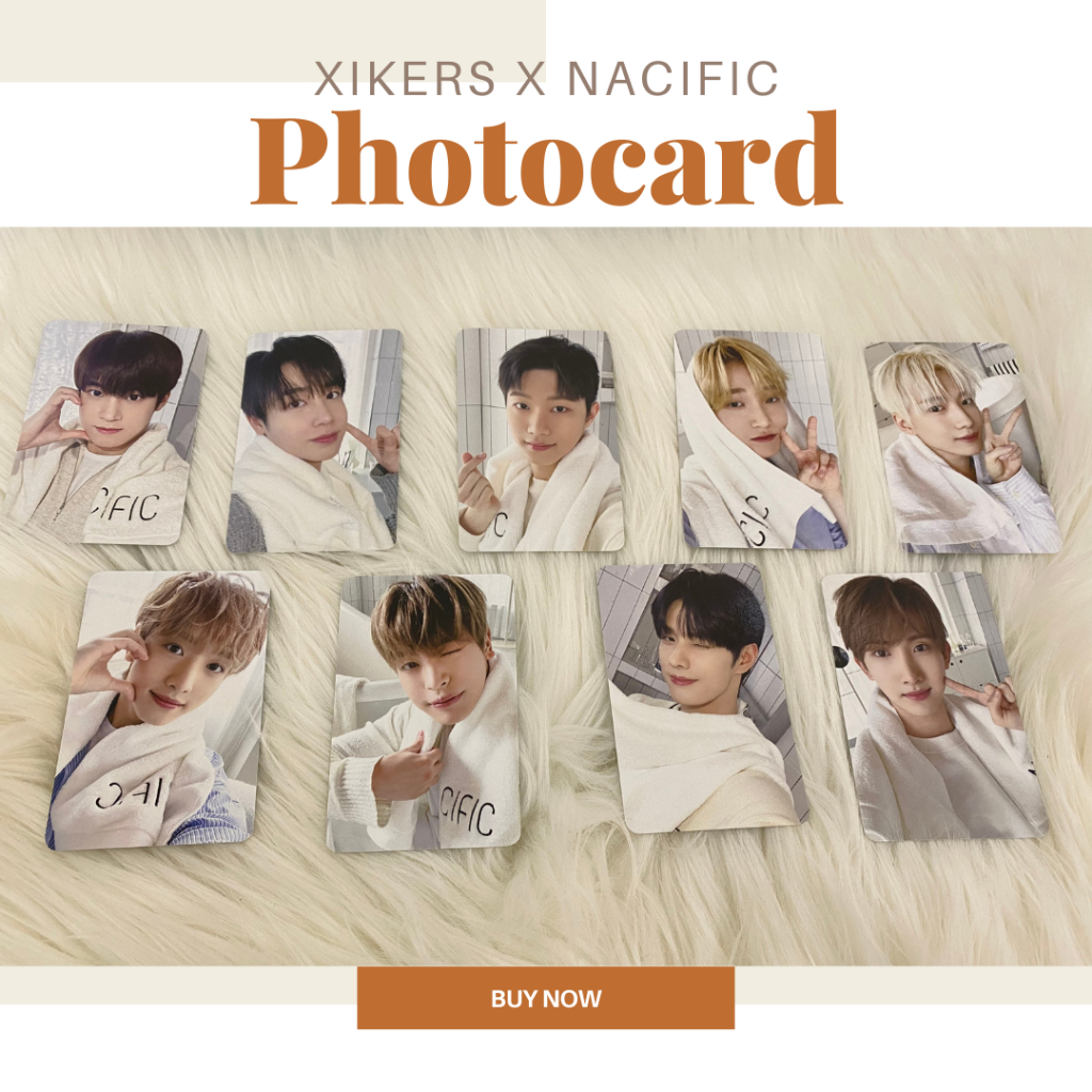 Photocard Xikers Official Nacific Kartu Foto Pc xikers Original Kartu Foto