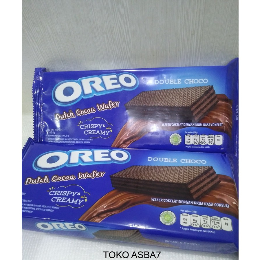 

OREO DOUBLE CHOCO 140.4G