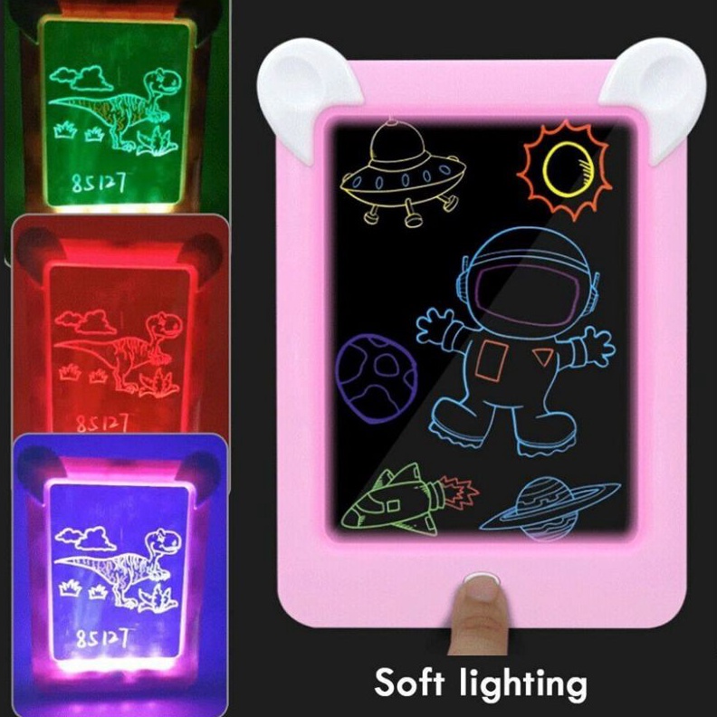 

KODE V8U7 Magic Board Drawing LED 3D 85127 Papan tulis anak papan Gambar Ajaib Mainan edukasi Anak murah