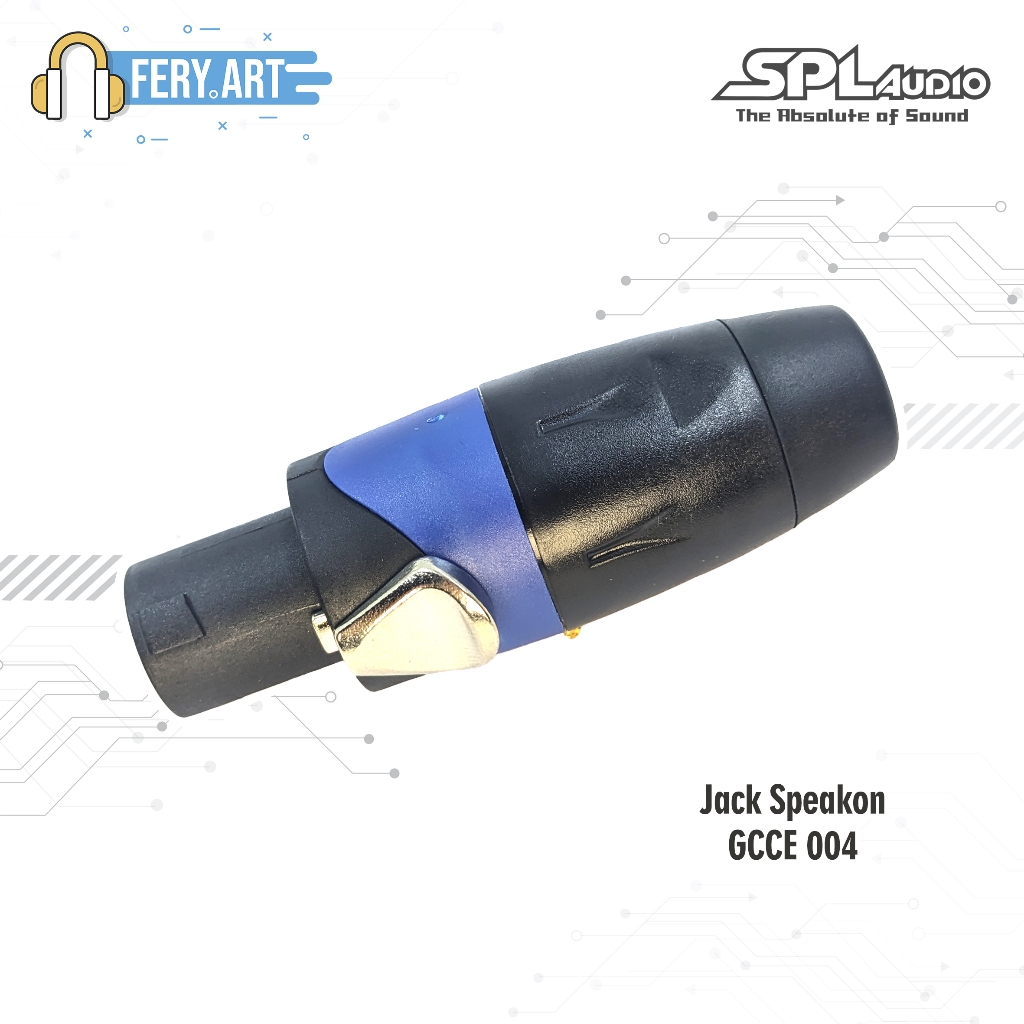 Jek Spikon Jack Speakon Speaker SPL Audio GCE 004 Original