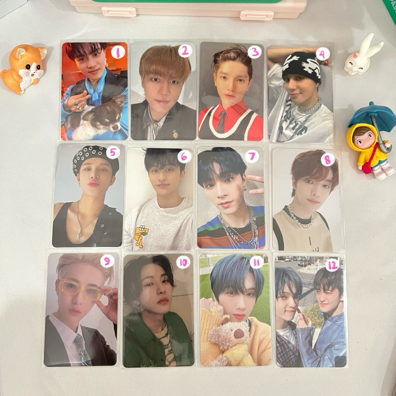 nct dream 127 photocard taeil taeyong jungwoo mark xiaojun sungchan renjun jisung sticker fact check