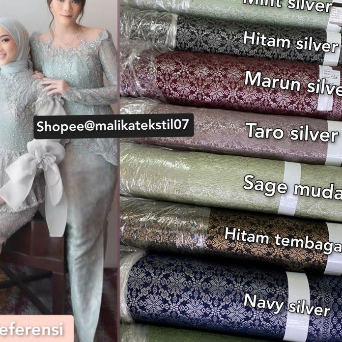 ORIGINAL Kain songket semi palembang  songket HARGA PERSETENGAH METER SONGKET TENUN