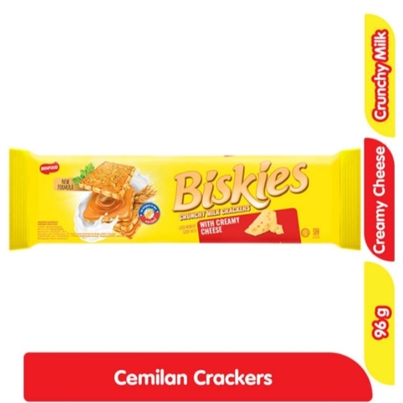 

Biskies Sandwich Cheese 96g Biskies Crackers Cheese 96 gram Biskies Sandwich Crackers 96g