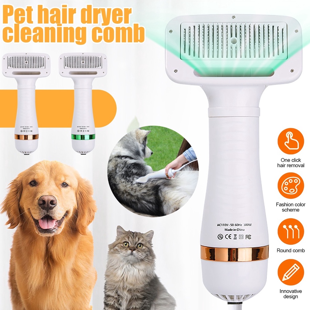 ART V25E Hair Dryer Kucing Grooming Alat Pengering Bulu Hewan Pengering rambut anjing peliharaan 2in1 pengering rambut kucing anjing perawatan dan perawatan menyesuaikan suhu kebisingan rendah