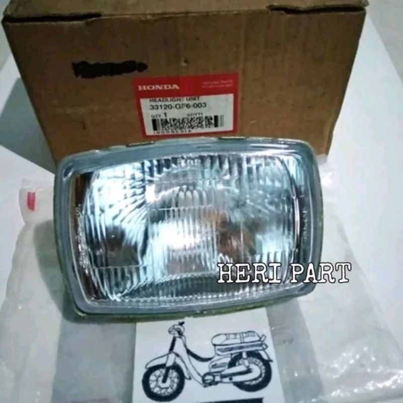 33120-GF6-003 original 100% reflektor lampu depan honda win 100 tua