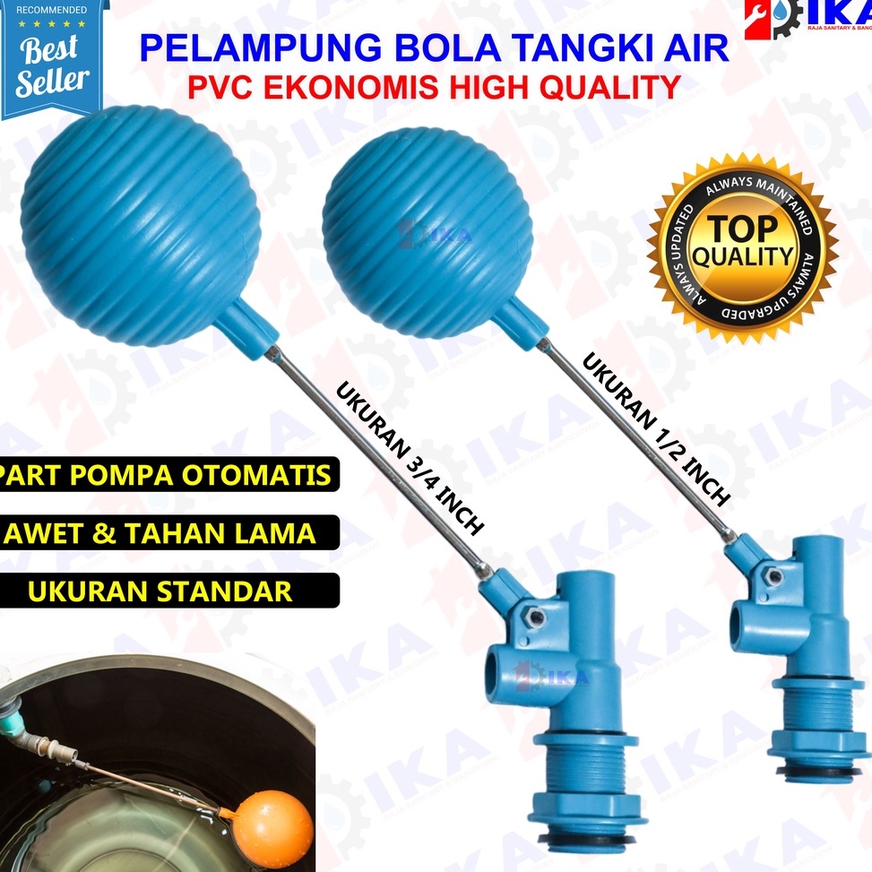 dF PELAMPUNG AIR OTOMATIS MURAH 12 34 KRAN AIR OTOMATIS PELAMPUNG BOLA PVC MIRIP SUNMATIC TERMURAH