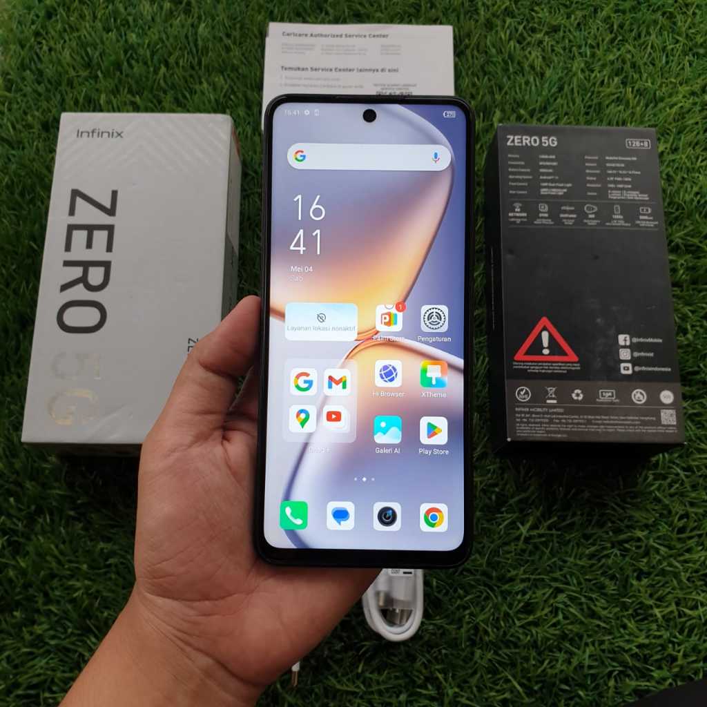 HANDPHONE INFINIX ZERO 5G 8/128GB SECOND SEKEN BEKAS MURAH