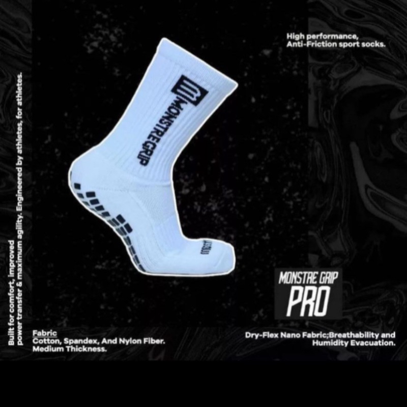 MONSTRE GRIP KAOS KAKI ANTI SLIP