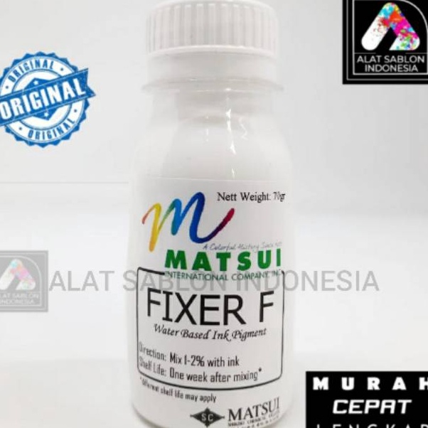 

Segera Dapatkan MATSUI FIXER F ALAT SABLON 7GR