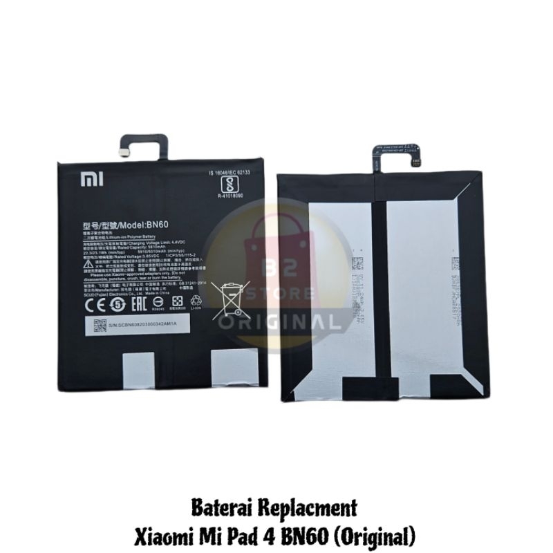 Baterai Battery XIAOMI Pad 4 / XIAOMI Mi Pad 4 BN60