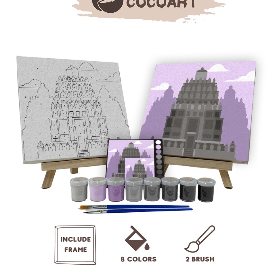 

Diskon Murah Paint By Number Kit Prambanan Cocoartid I Kanvas 2 x 2 cm