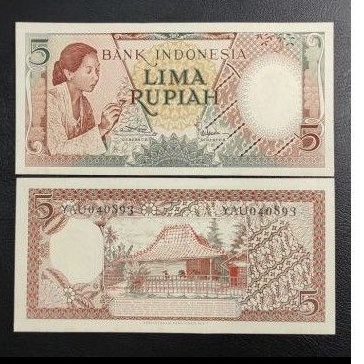 

Borong Uang Kertas kuno Indonesia 5 Pekerja