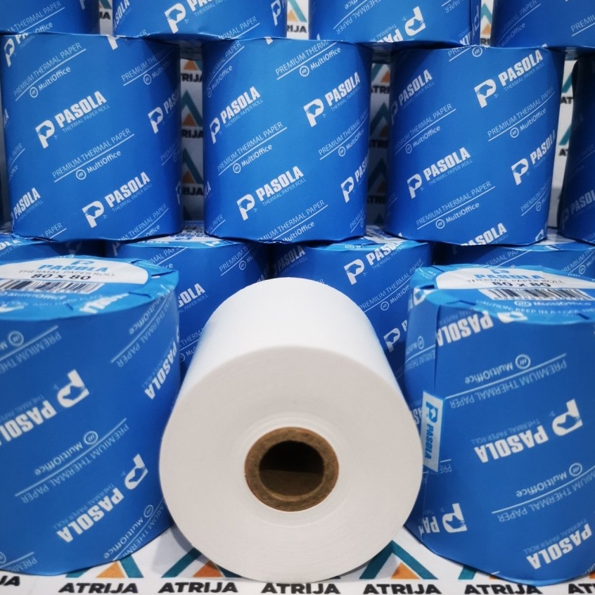 

Paling Irit Kertas Thermal Struk Kasir 8 x 8 Pasola Thermal Paper Roll 8x8