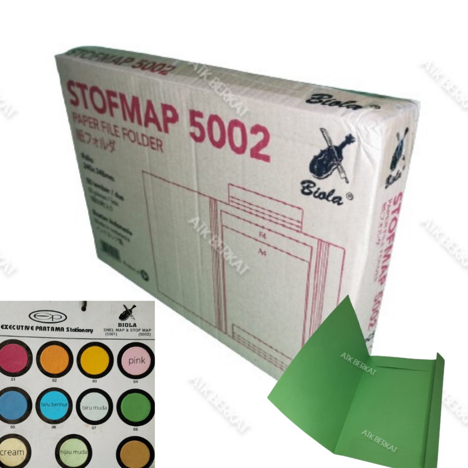 

KODE C6V8 Map folder Kertas stopmap buffalo Biola 52