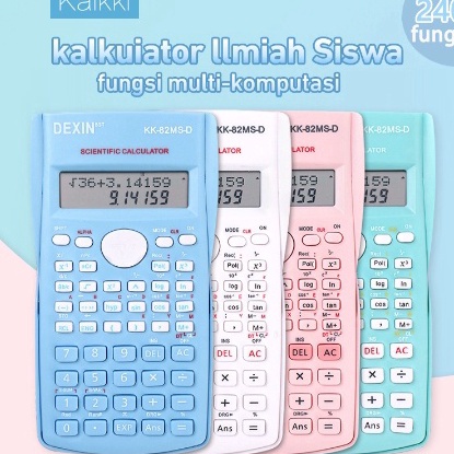 

Promo Merakyat Kalkulator Sekolah Scientific 82MS Colour Calculator Ujian Sin Cos Tan Function 24