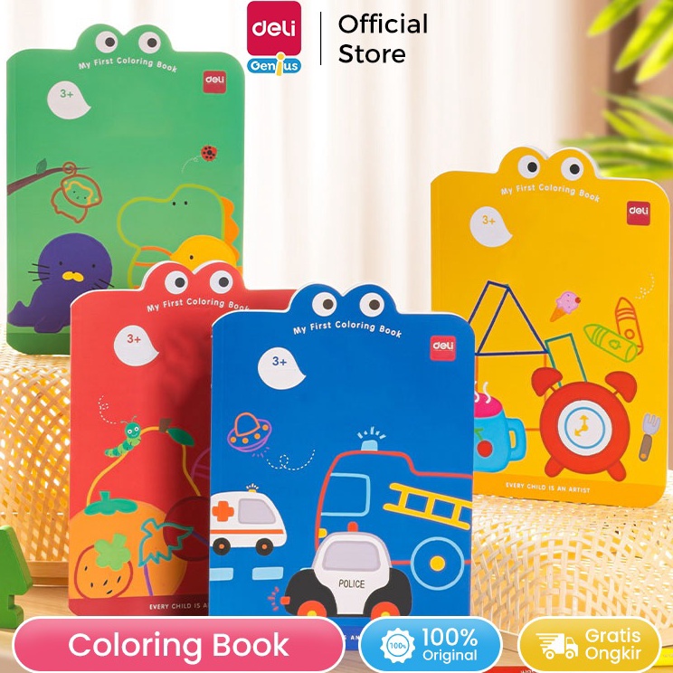 

Gratis Pengiriman Deli Children Coloring Book Buku Mewarnai Anak Balita 2 Level Bahasa Mandarin 73383