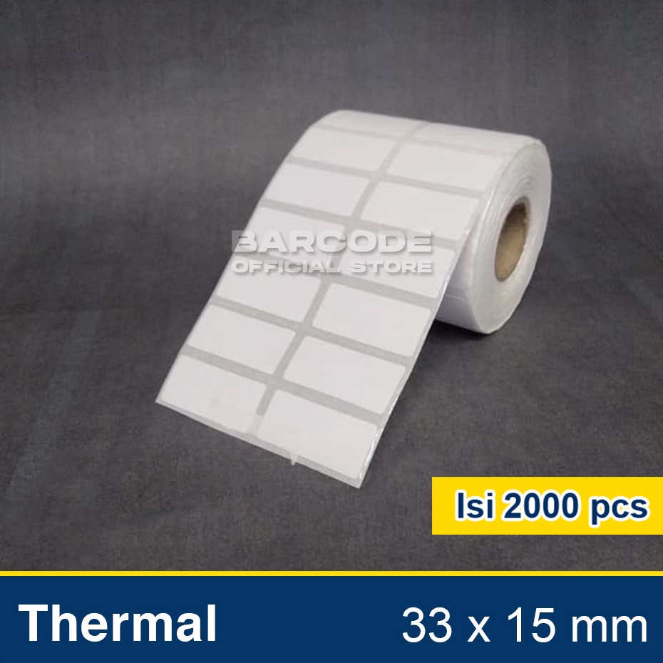 

Diskon Terheboh Label Thermal 33x15mm 33x15 33 x 15 mm 2 LINE Kertas Sticker Receipt Printer Barcode Xpinter