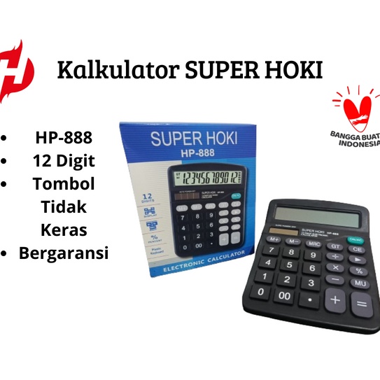 

Super Populer KALKULATOR KK837 12 digit TERMURAH
