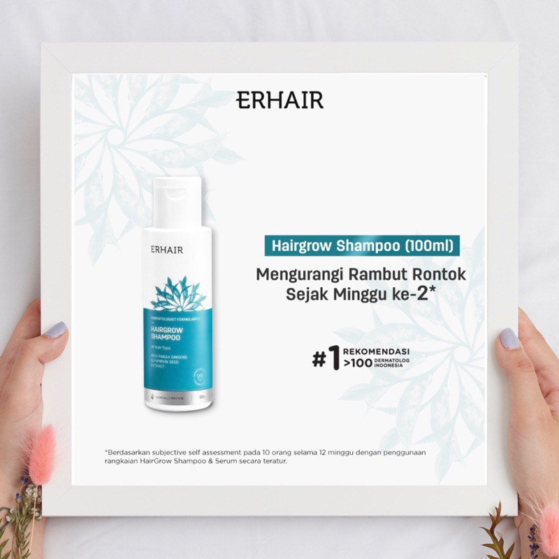 Erhair Hairgrow Shampoo 100 ml - Shampo Rambut Rontok