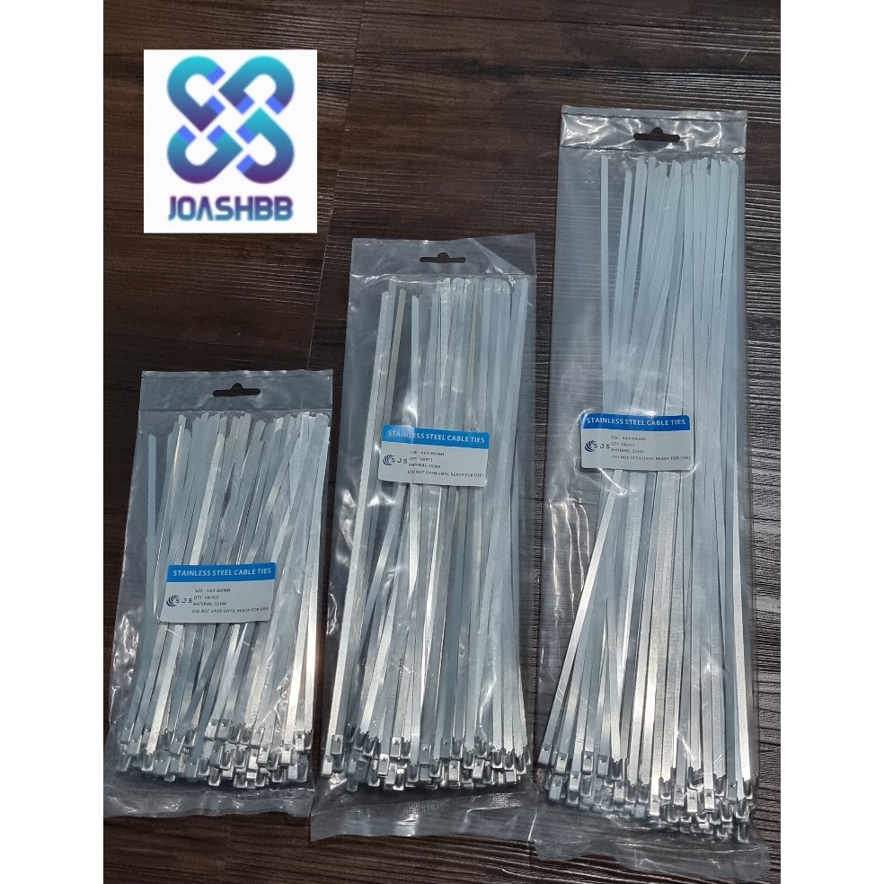 

KODE V9U2 Kabel Ties Stainless 34 isi 1bh 46x11522533545 Cable Tie Stainless Steel 34