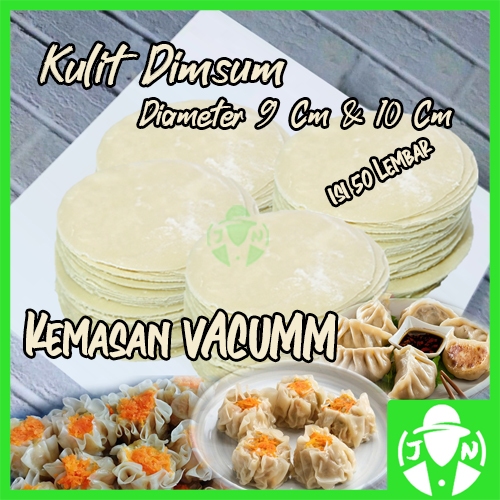 

Kulit Dimsum Diameter 9 Cm & 10 Cm KEMASAN VACUM AMAN KIRIM LUAR KOTA Siomay Gyoza Pangsit tipis halal lembut anti lengket enak Murah !!