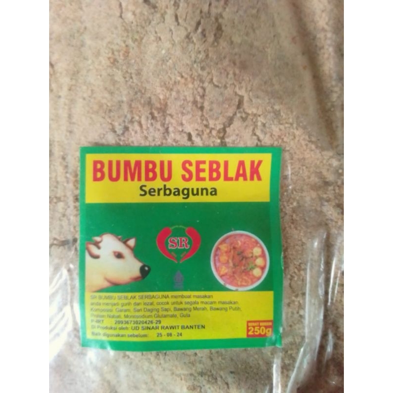 

Bumbu Seblak Serbaguna SR Pasundan