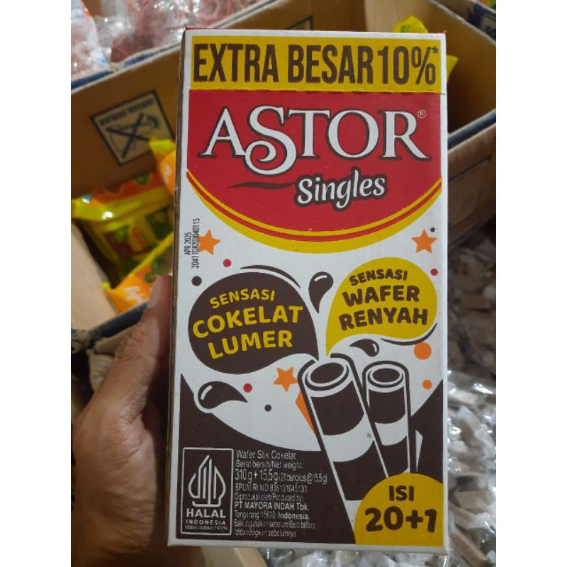 

Astor kemasan baru extra besar 10% 1 box isi 10+ 1