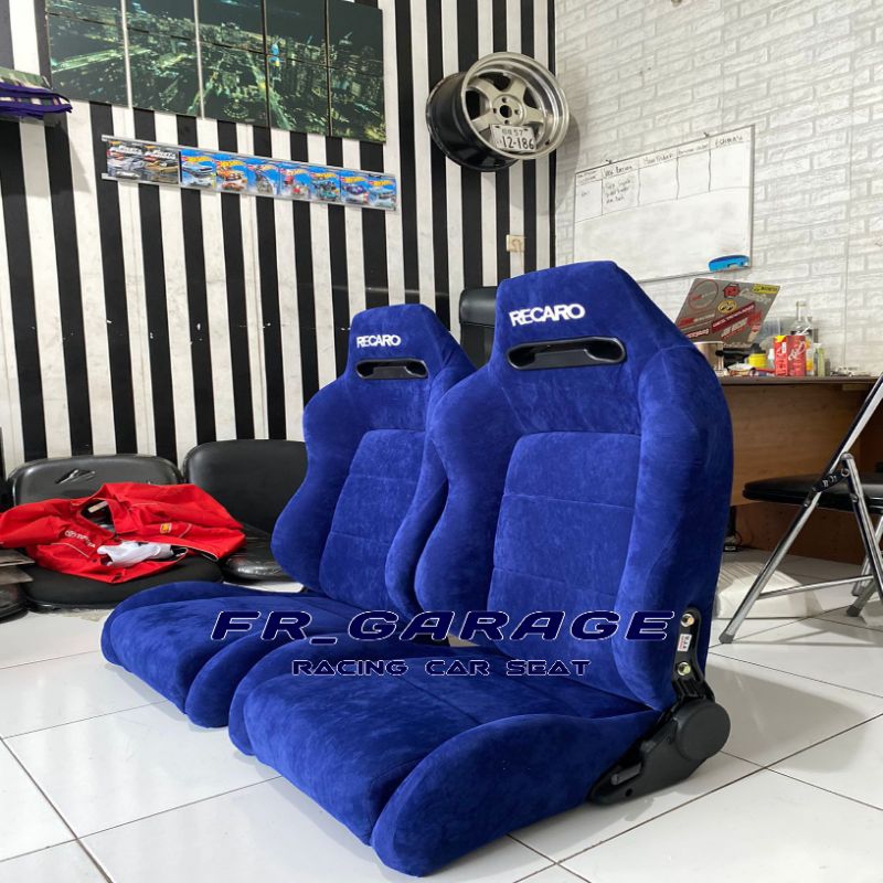 JOK MOBIL RACING SR3 SUEDE BIRU UNIVERSAL