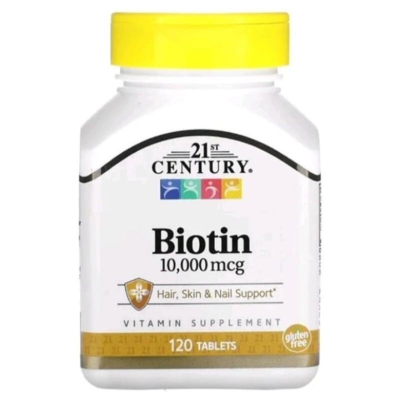 21St Century Biotin 10000mcg 120 tabs