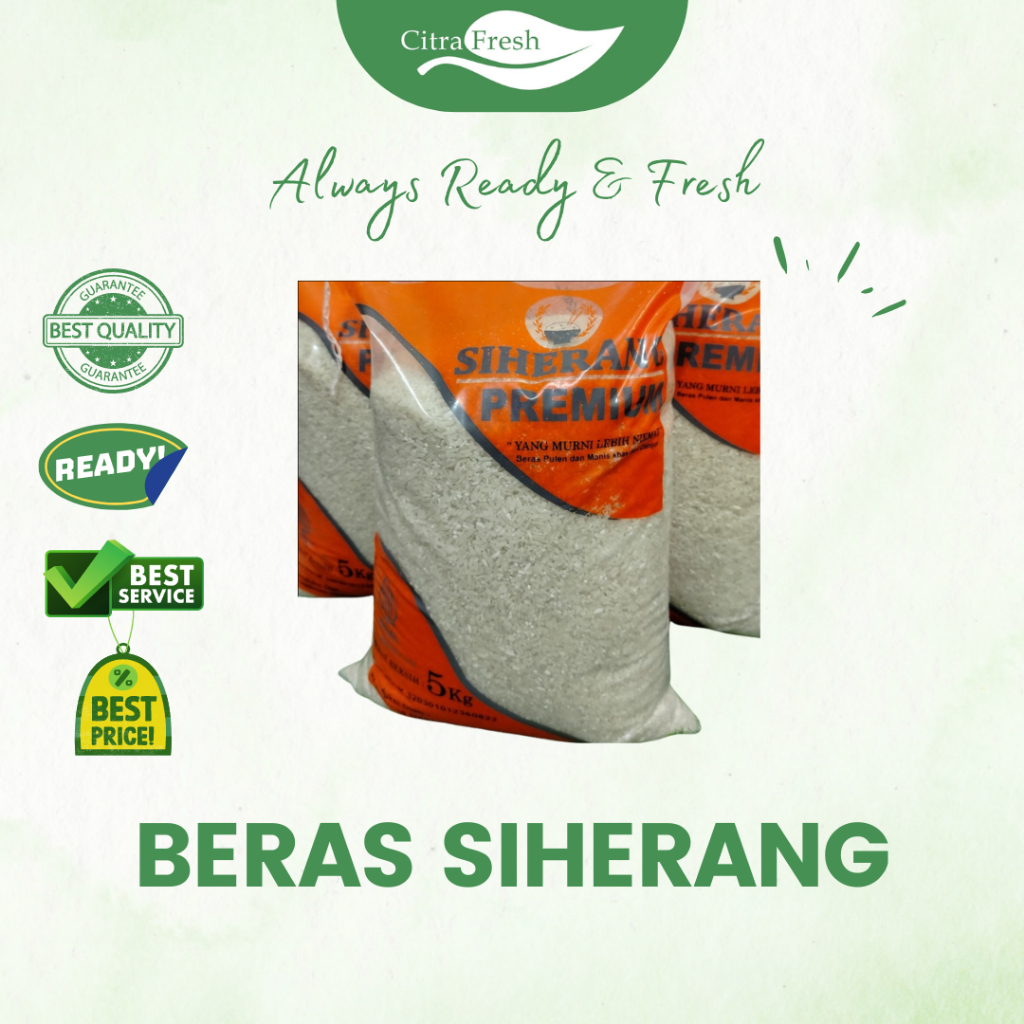 

Citra Fresh - Beras Siherang Premium 5 Kg - Selalu Ready dan Fresh