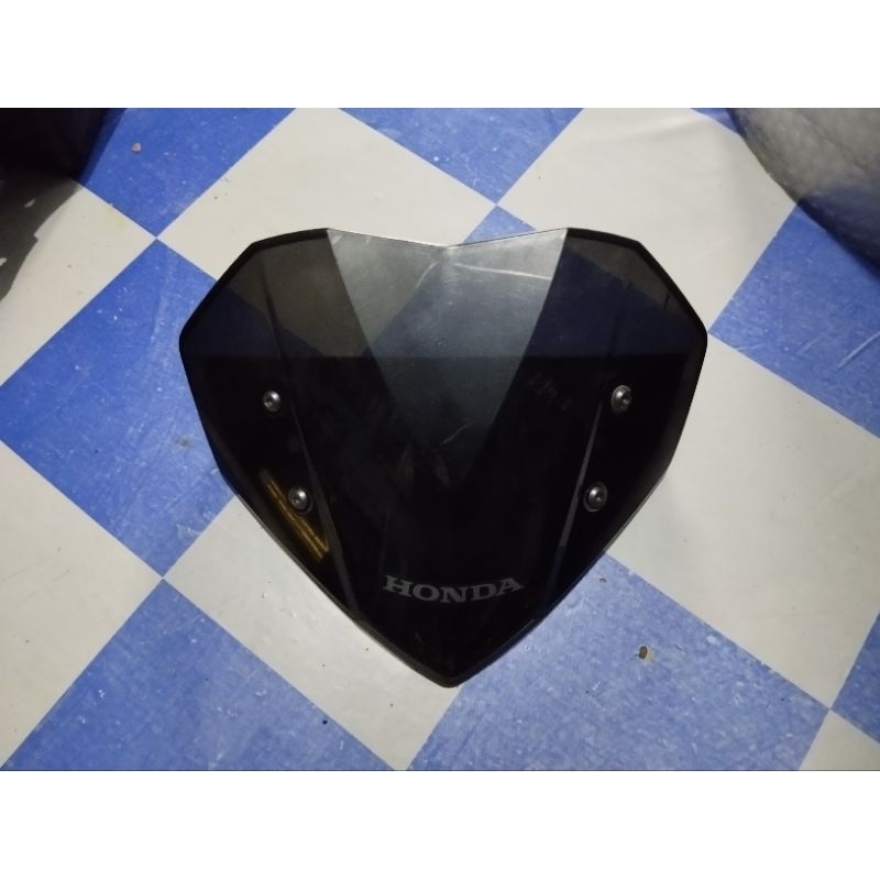 tameng depan visor honda cb 150 r led streetfire fullset dudukam visor original seken