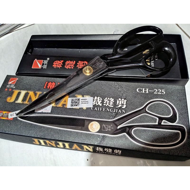 

Gunting Bahan Kain Baja Hitam Gunting JINJIAN
