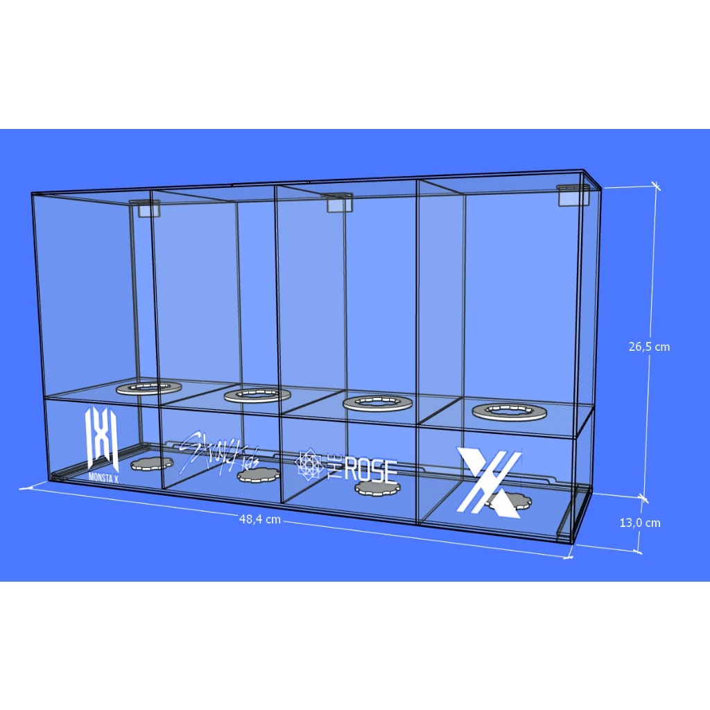 Lightstick MONSTA X x STRAYKIDS x THE ROSE x X DINARY HEROES