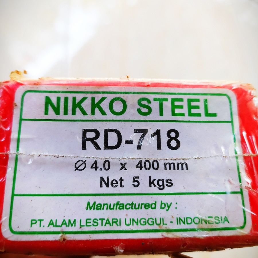Kawat Las RD-718 4.0mm E7018 Nikko Steel RD718 4m