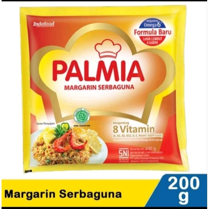 

Palmia Margarin Serbaguna /Mentega / Margarin 200gram