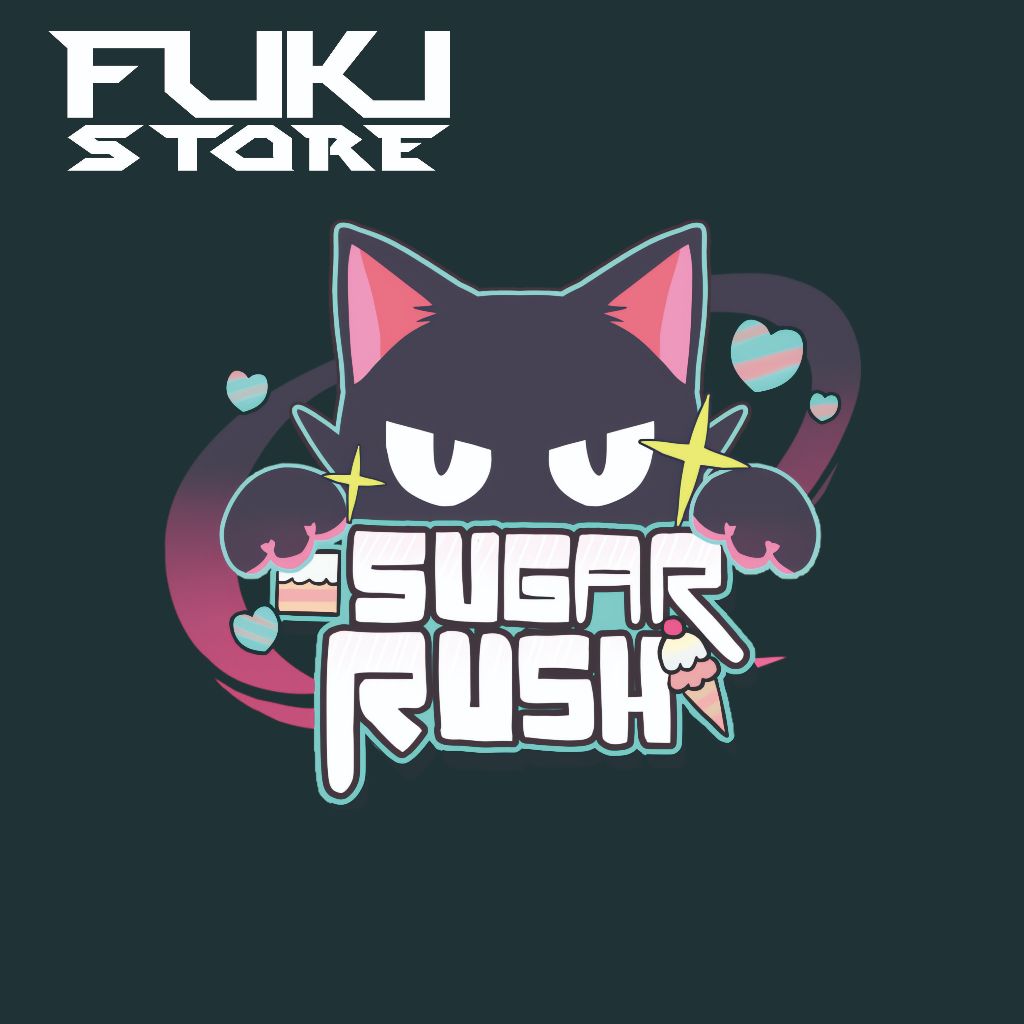 Kaos Sugar Rush Blue Archive