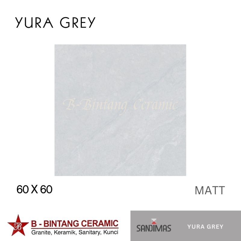 Sandimas Granite Yura Grey Matt 60x60