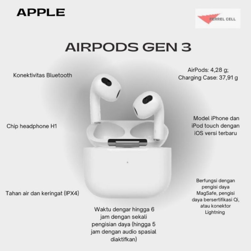 Airpods Wireless Gen 3 ORI Ibox (PRELOVED)