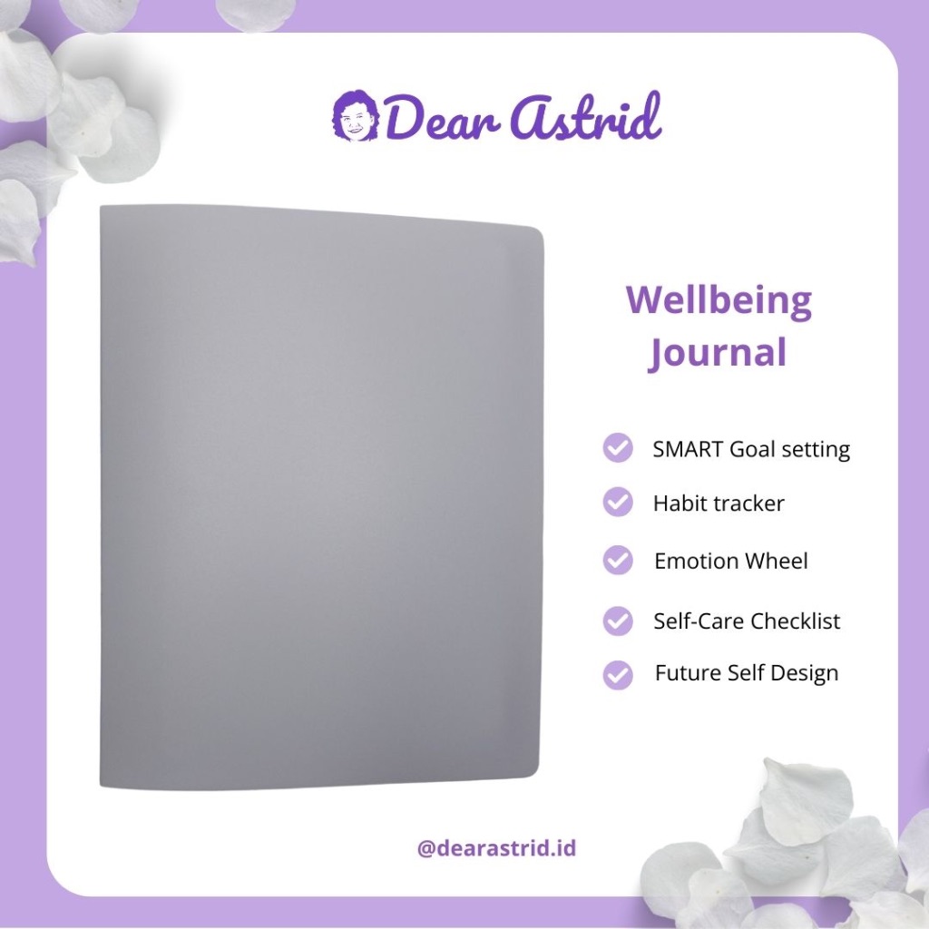 

DearAstrid Wellbeing Journal (Plastic - Gray)